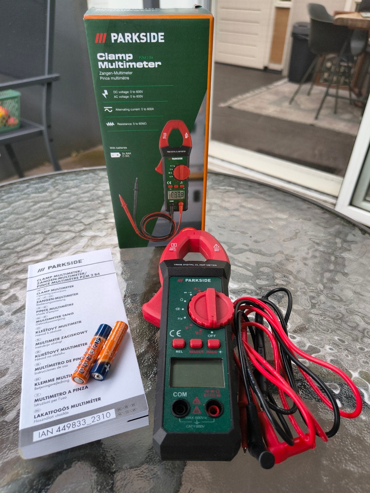 Parkside Clamp Multimeter PZM 2 B4 - Nieuw in doos, Ophalen of Verzenden, Nieuw, Multimeter