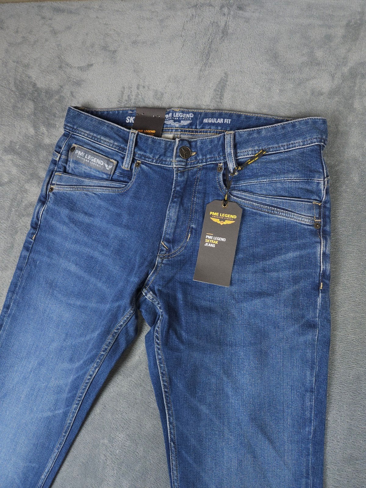 Pme Legend Skyrak Broek W33 L32 Regular Blauw Jeans Pall Mal, ., Nieuw, ., W33 - W34 (confectie 48/50)
