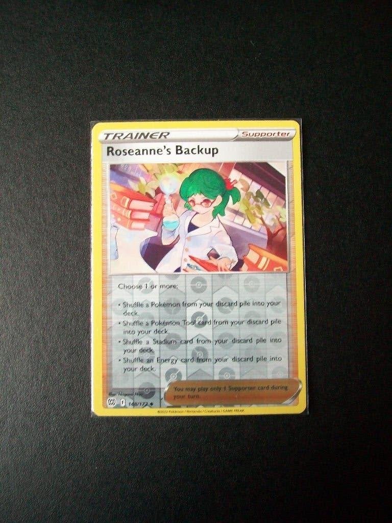 4259 Nieuwe Pokemon kaart holofoil Roseanne's Backup 148/172, Verzenden, Nieuw, Losse kaart, Foil