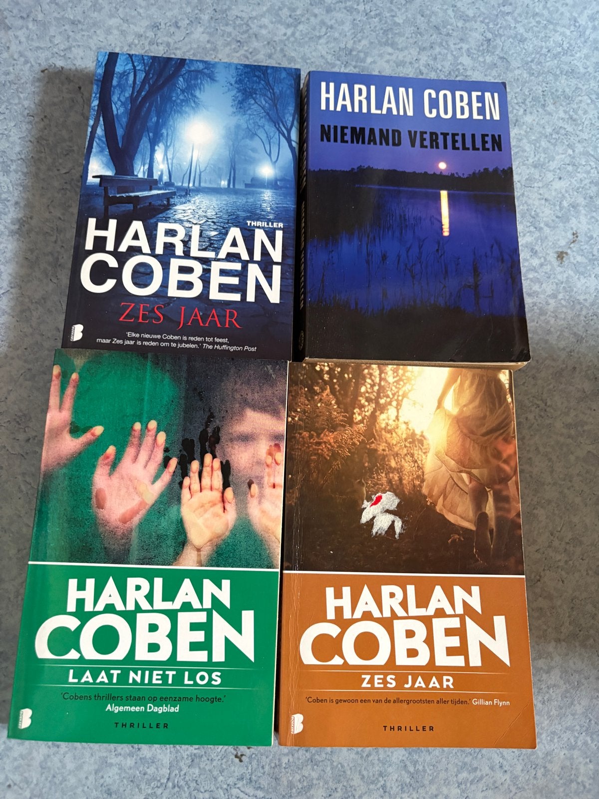 Harlan Coben Thriller Boeken: Zes Jaar, Laat Niet Los, Niema, Ophalen of Verzenden, Gelezen, Nederland