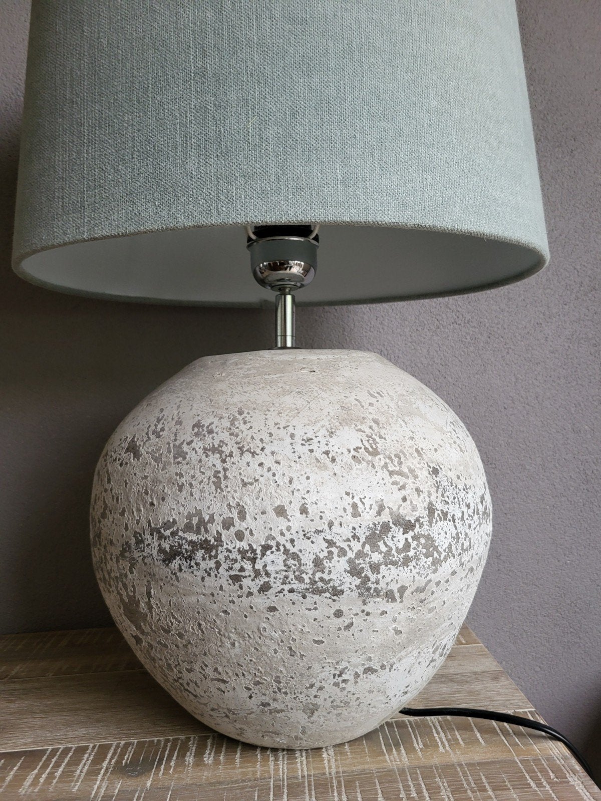 Grote tafellamp landelijk brocant light & living, Huis en Inrichting, Lampen | Tafellampen, Ophalen, Overige materialen, Minder dan 50 cm