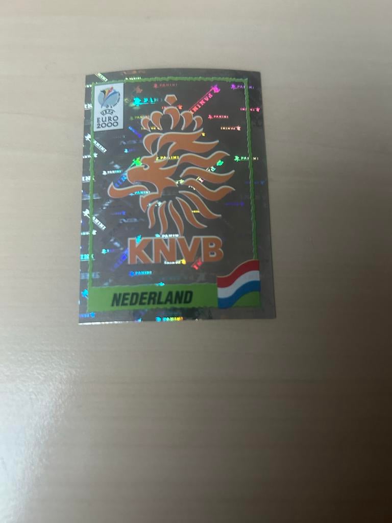 Panini Euro 2000 KNVB Nederland Sticker, Ophalen of Verzenden, Zo goed als nieuw, Sport