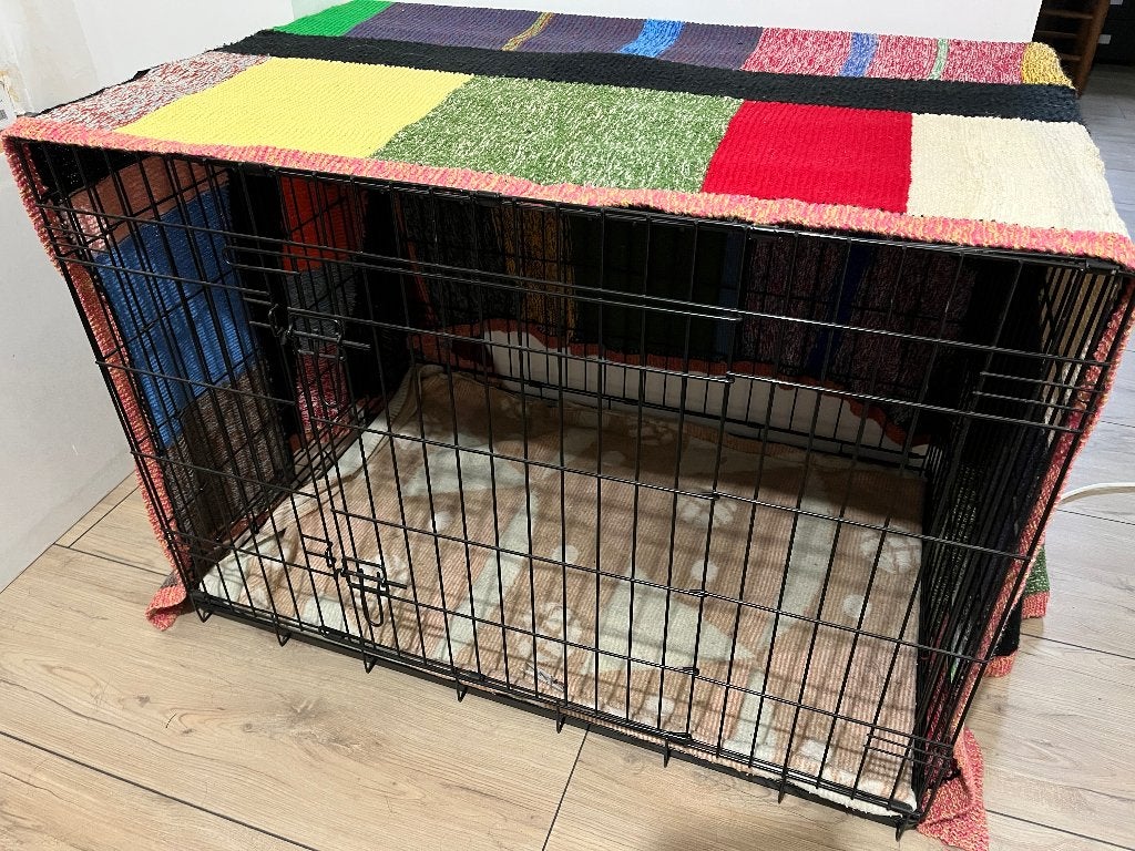 Grote honden bench, Dieren en Toebehoren, Ophalen, Gebruikt