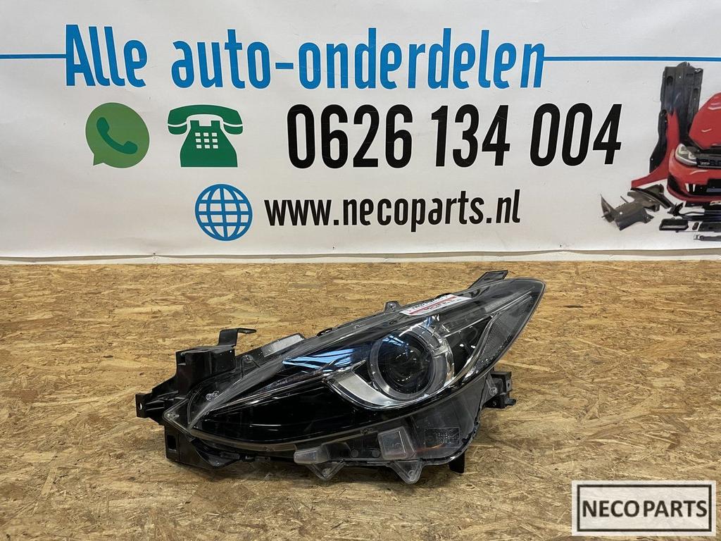 MAZDA 3 XENON LED KOPLAMP LINKS ORIGINEEL BHR251040, Auto-onderdelen, Verlichting, -, -, -