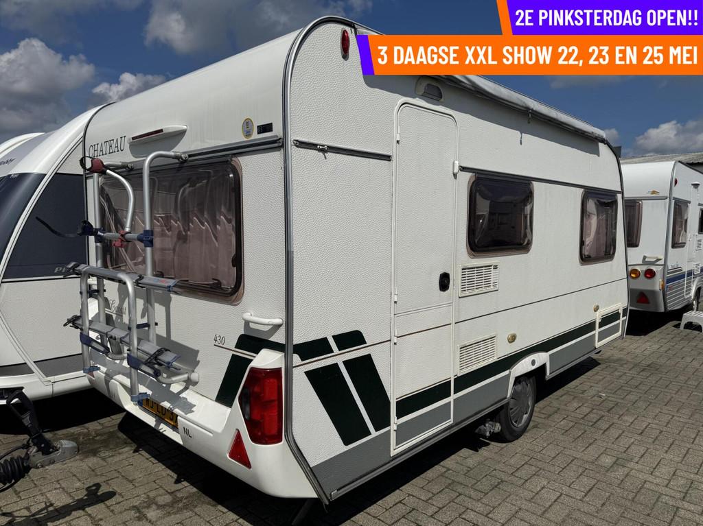 Chateau Carrat 430, FRANSBED, TREINZIT, MOVER, VOORTENT, Caravans en Kamperen, Caravans, Mover, Chateau, Bedrijf, Treinzit