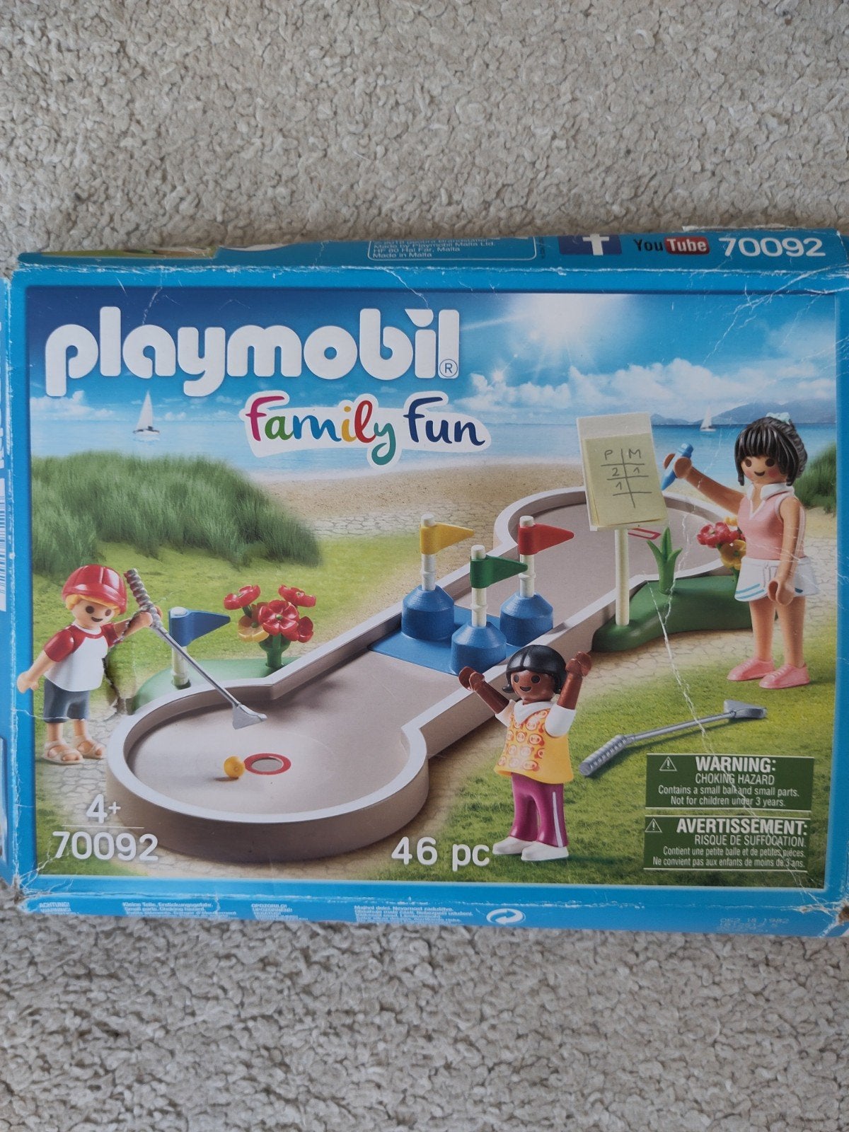 Playmobil Family Fun Mini Golf Set 70092, Gebruikt, Complete set, Overige typen, Family fun