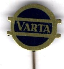 VARTA batterijen blik speldje ( M_040a ), Verzamelen, Verzenden, Zo goed als nieuw, Transport, Speldje of Pin