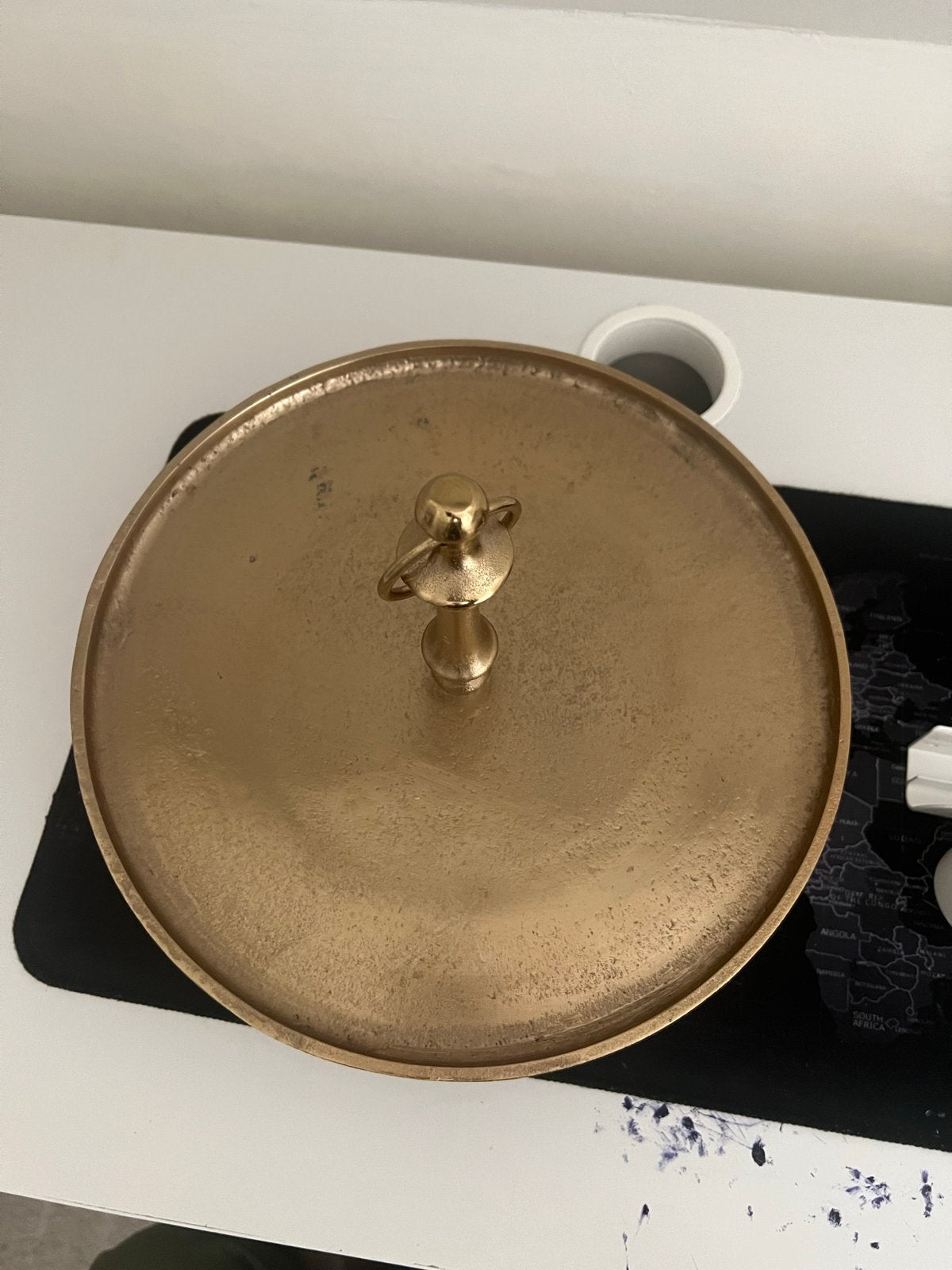 Gouden etagere/schaal, Ophalen of Verzenden