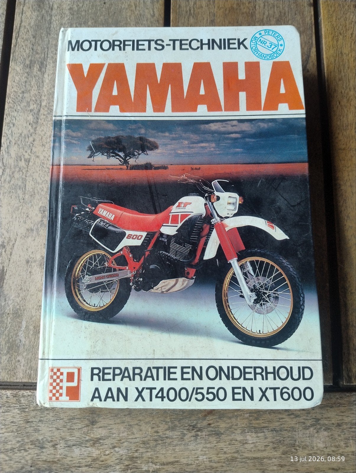 Yamaha XT400/550/600 Reparatie en Onderhoudshandboek, Motoren, Verzenden, Yamaha