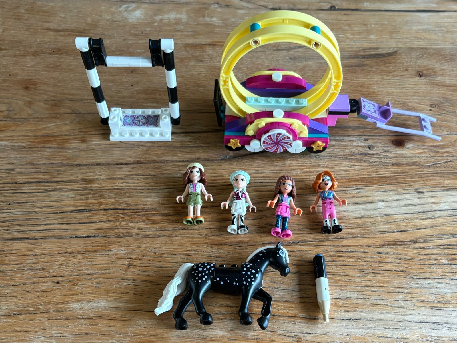 Lego Friends Draaiend Rad en rekstok  met Minifiguren, Inclusief minifiguren, Gebruikt, Lego, Friends