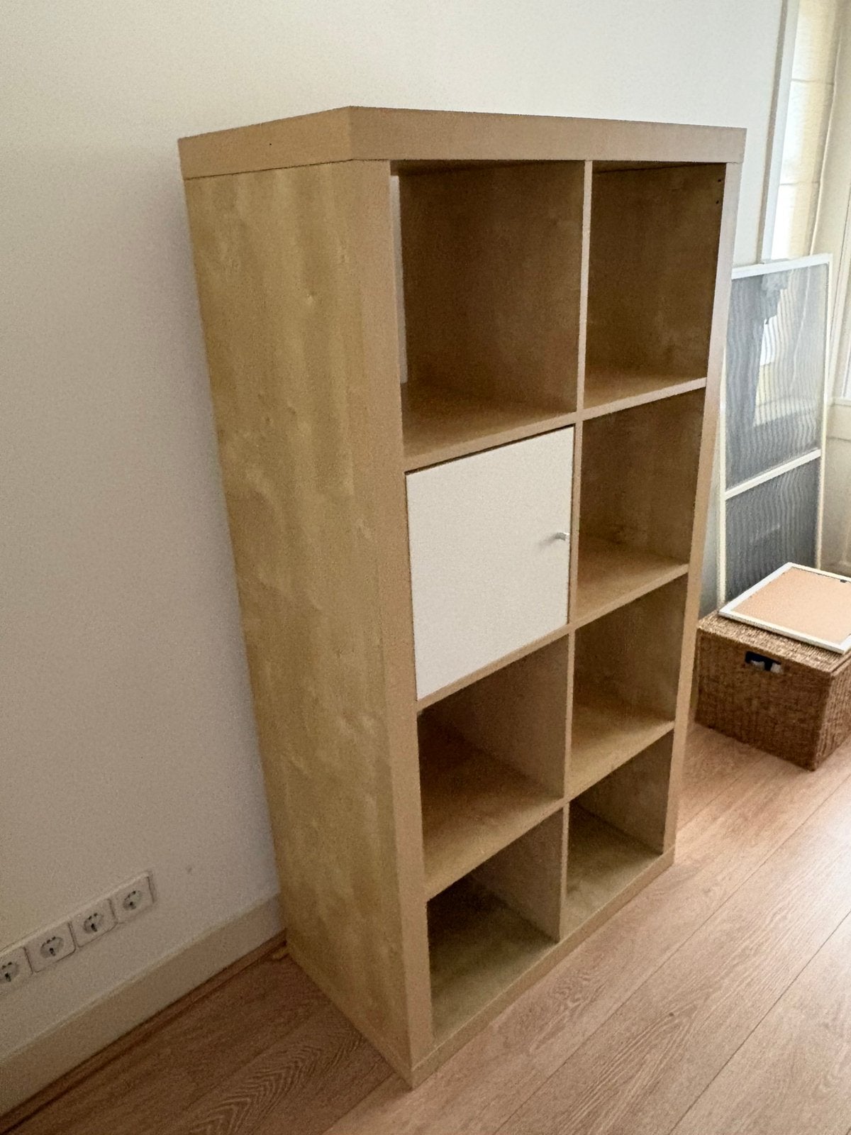 IKEA vakken kast - berken fineer, Ophalen, Gebruikt, 100 tot 150 cm, Minder dan 150 cm