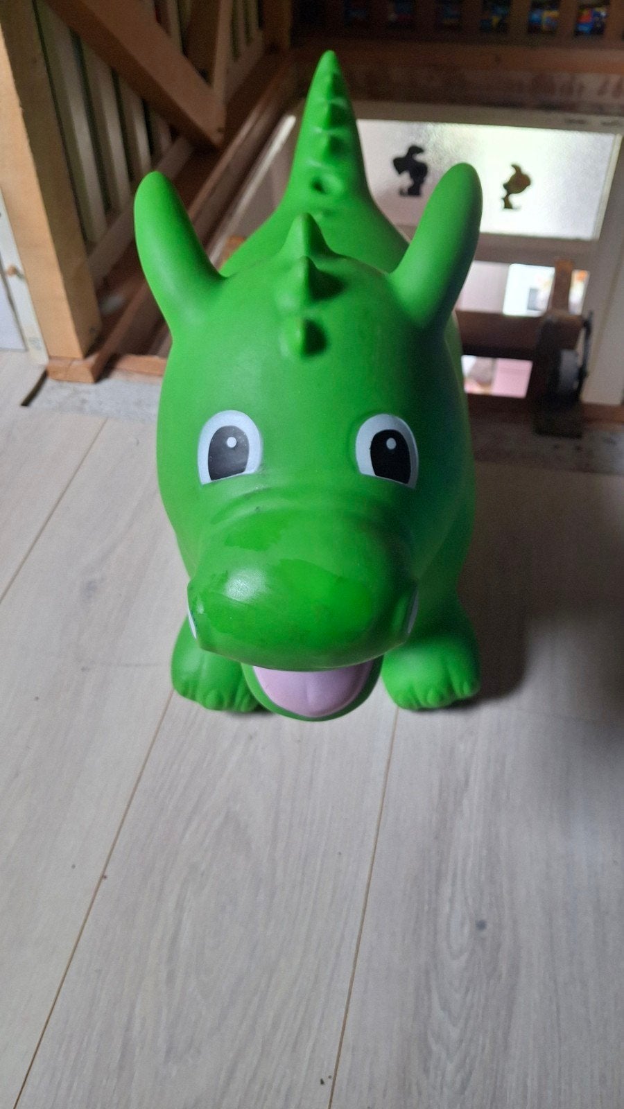 Skippy Dino Springdier Groen - Plezier voor Kinderen, Ophalen of Verzenden, Gebruikt, Jongen of Meisje