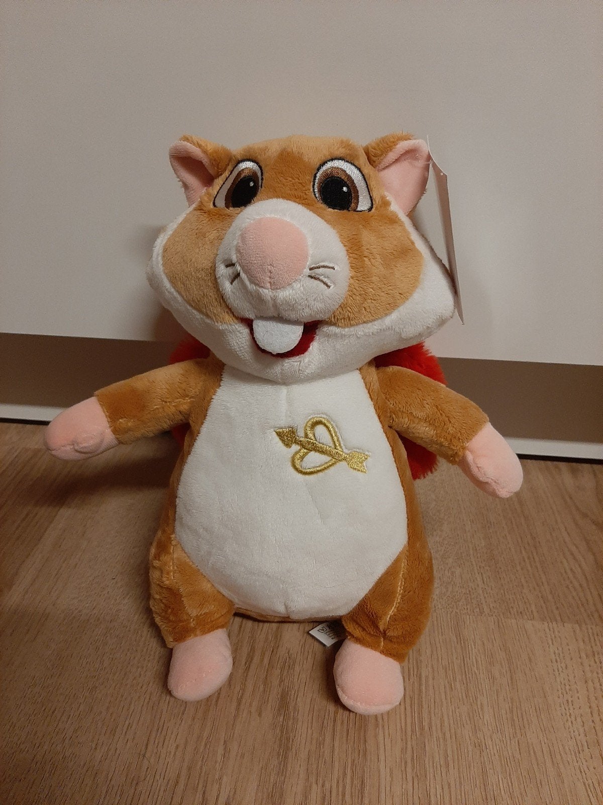 AH hamster knuffel valentijn duivel vleugels, Ophalen of Verzenden, Overige typen