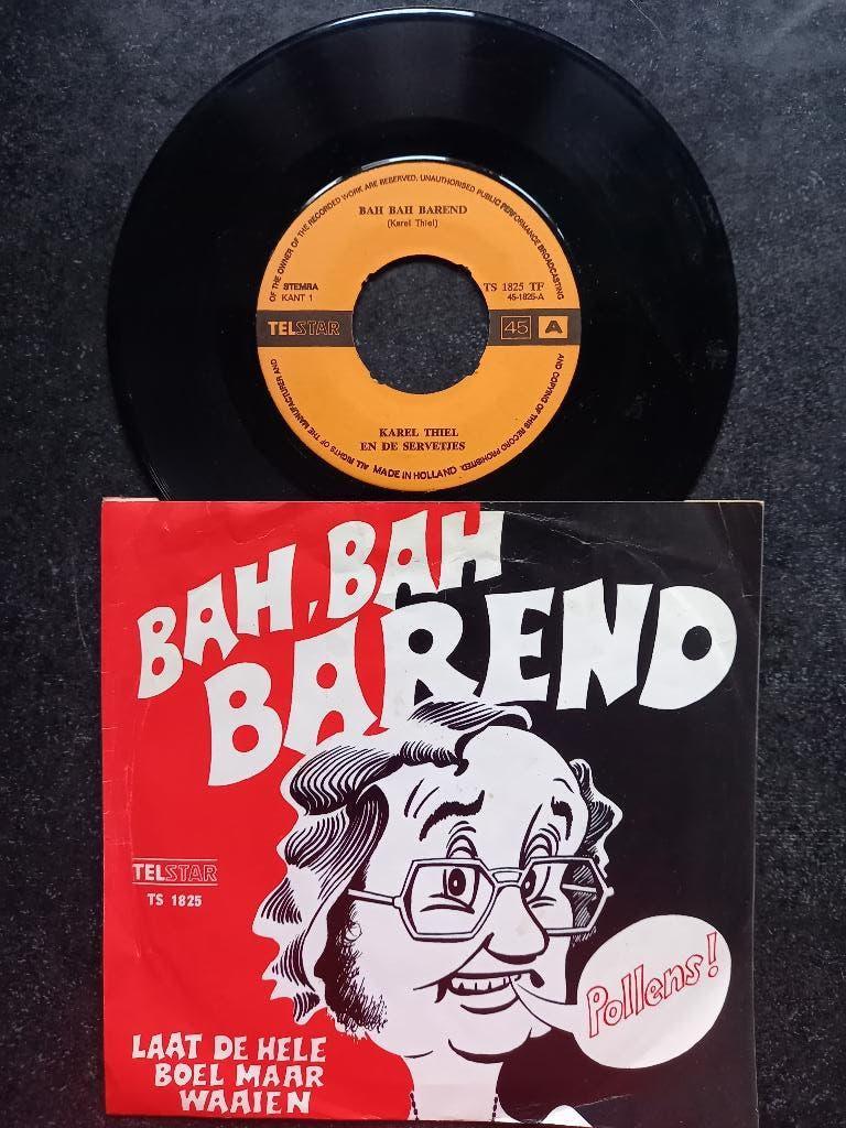 Karel Thiel en de Servetjes - Bah, Bah Barend 1973, Fotohoes, Ophalen of Verzenden, Gebruikt, Nederlandstalig