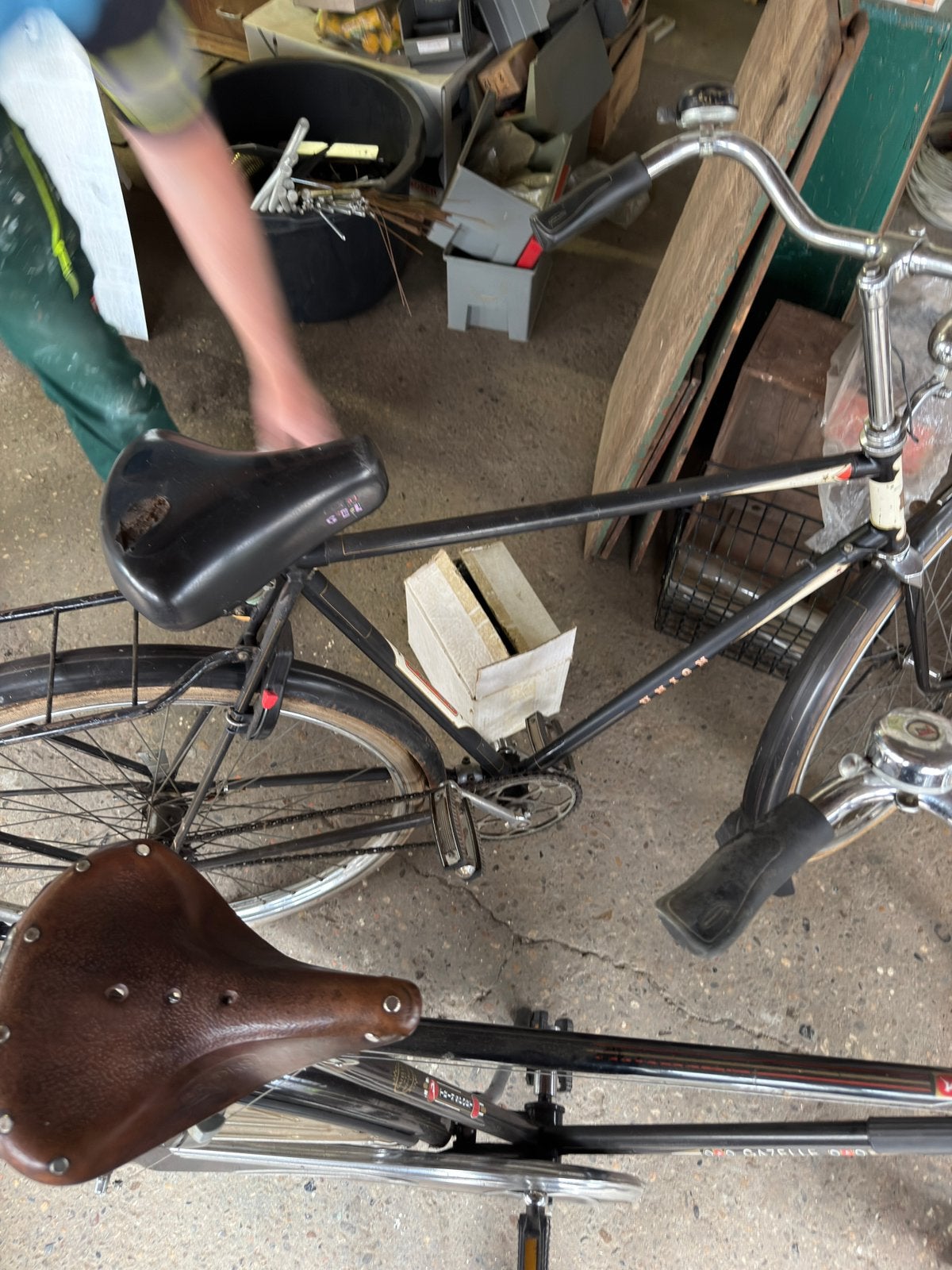 Oudere Union herenfiets/stadsfiets, Ophalen
