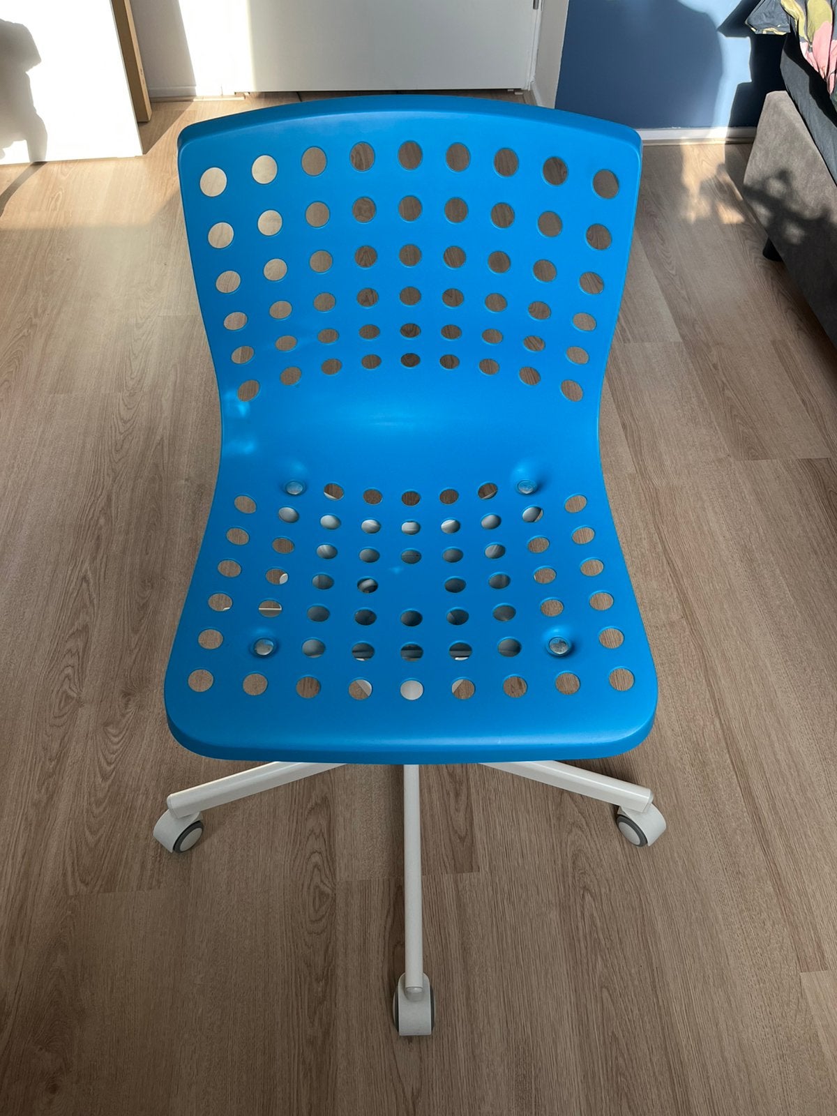 Bureaustoel Ikea, Ophalen, Zo goed als nieuw, Blauw, Bureaustoel