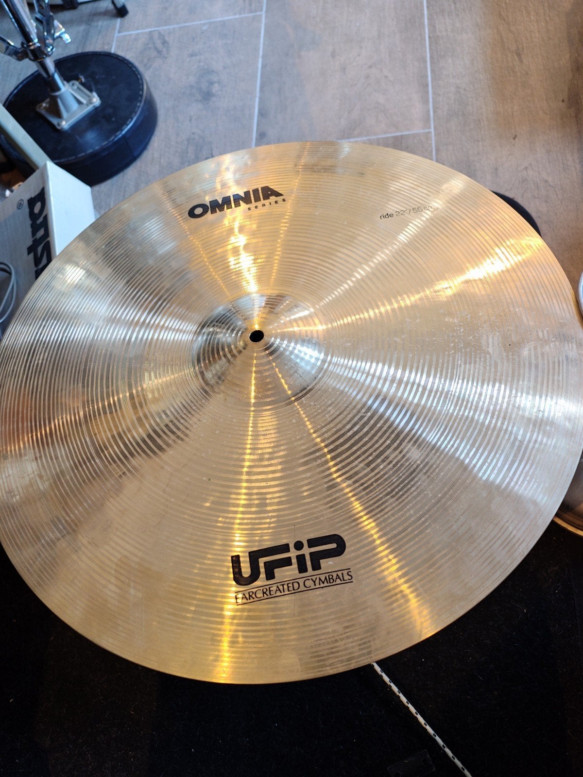 UFIP Omnia Series Ride Cymbal 22"/55cm, Ophalen of Verzenden, Zo goed als nieuw, Overige soorten