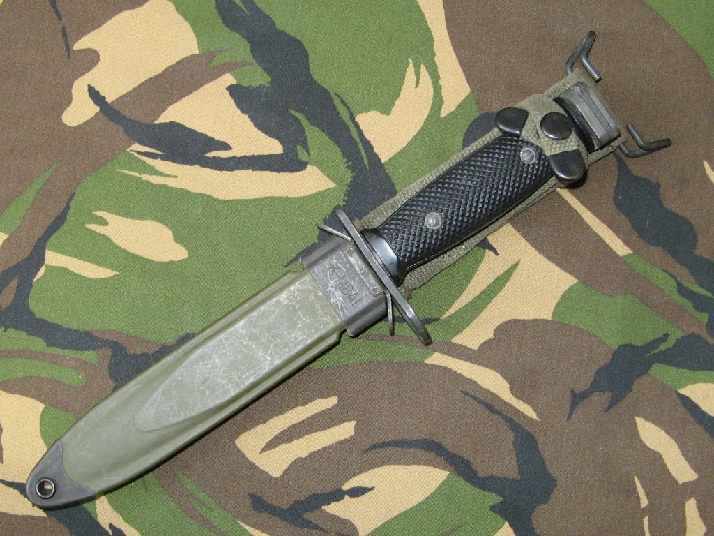 Bajonet USM7 Korea M16 - Army Leger Combat Mes, Ophalen of Verzenden, Landmacht, Azië, Mes of Dolk