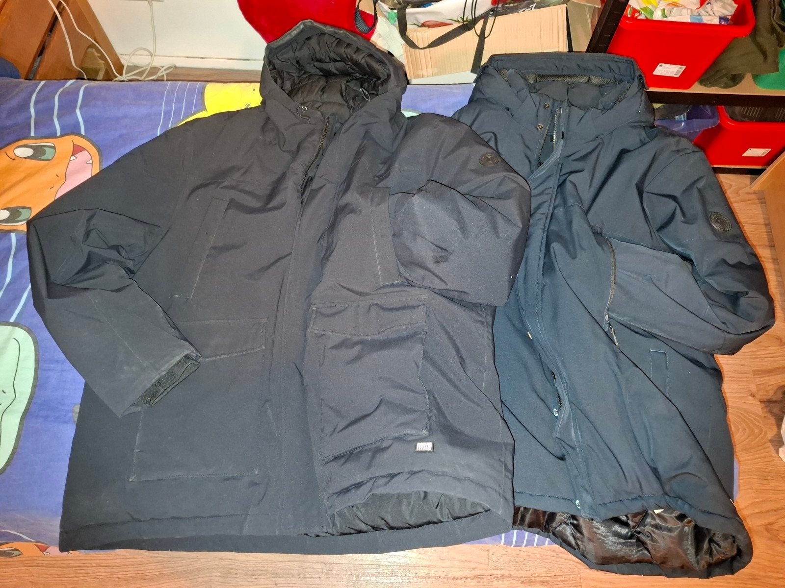 CARS JEANS Winterjas Heren Zwart/Donkerblauw Thamer Baltimor, Kleding | Heren, Jassen | Winter, Ophalen, Zwart, Overige maten
