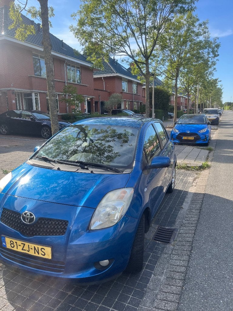 Toyota Yaris 1.3 16V Vvt-i 5DR 2008 Blauw, Auto's, Toyota, Voorwielaandrijving, Stof, Zwart, 4 cilinders