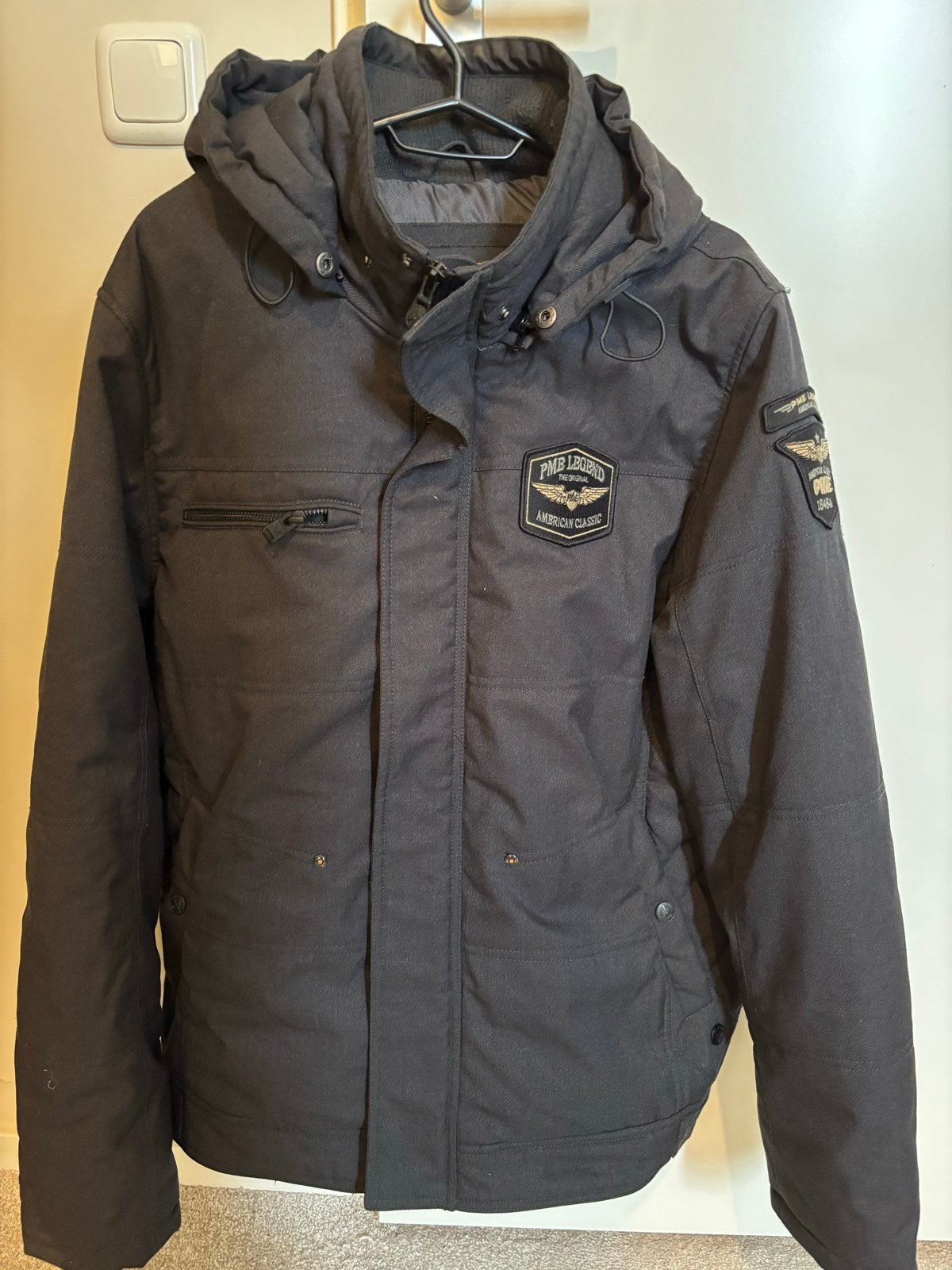 PME Legend winterjas heren - Maat XL, Ophalen of Verzenden, Zo goed als nieuw, Maat 56/58 (XL), Zwart