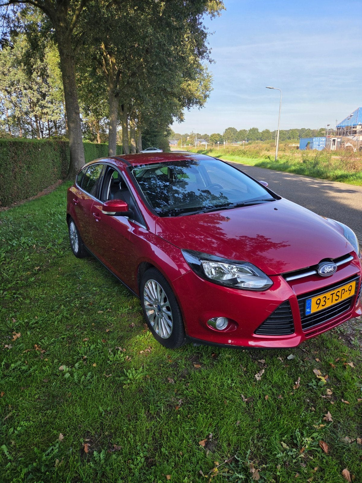 Ford Focus 1.6 Ti-vct 92KW 5-D 2012 Rood First edition, Auto's, 1596 cc, 125 pk, 4 cilinders, 635 kg