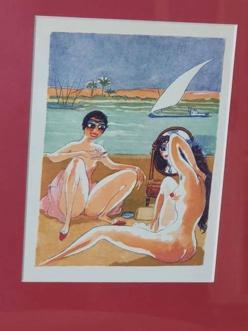 Kees van Dongen 2 naakte vrouwen Arabië, Ophalen