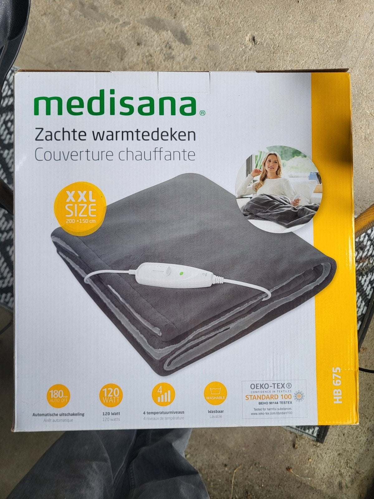 Nieuwe Medisana XXL Zelfverwarmende Deken - Nieuw in Doos, Ophalen of Verzenden