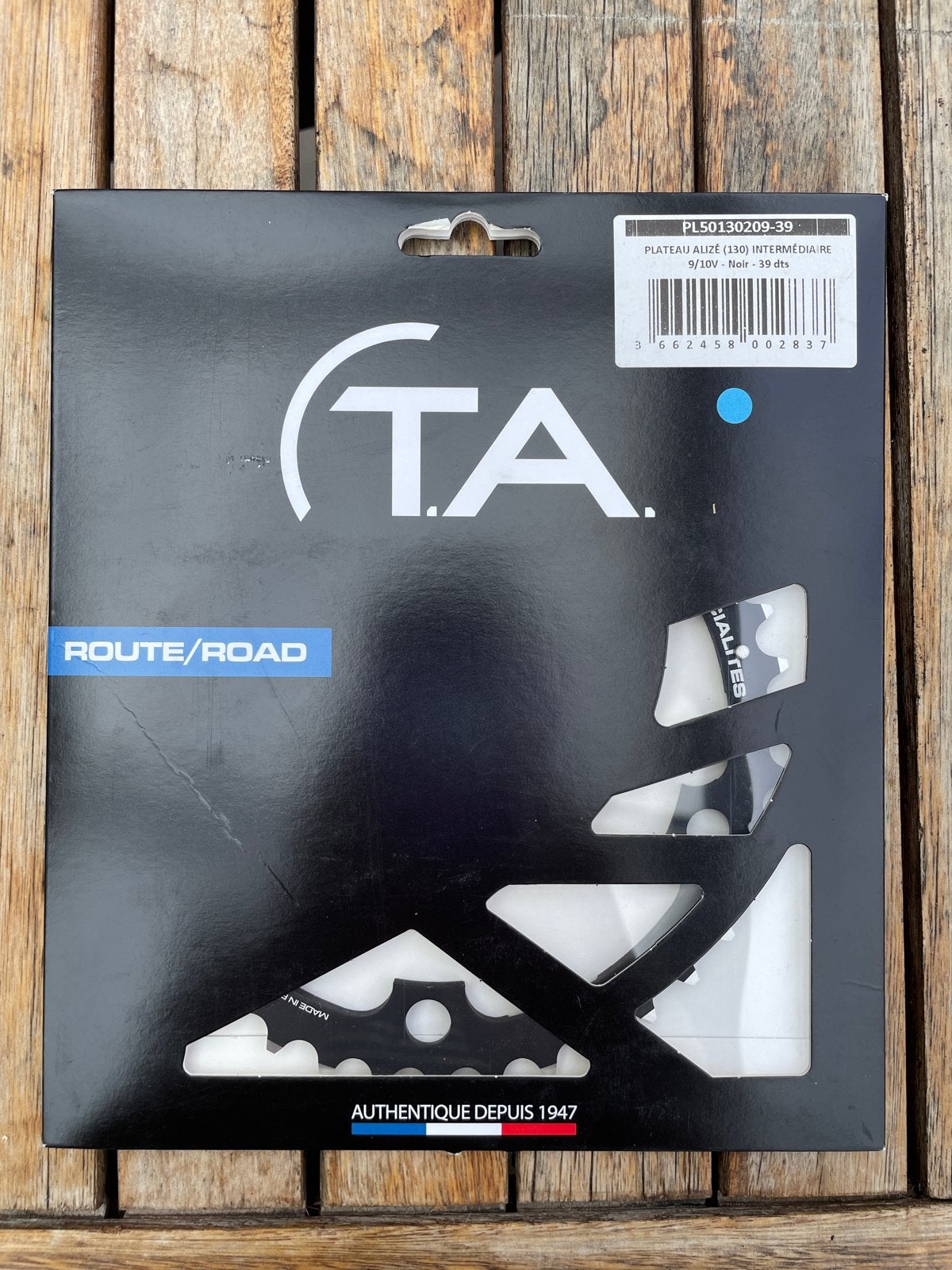 TA Specialites Alize Kettingblad 130 BCD Racefiets, Nieuw, Ophalen of Verzenden, Derailleur of Ketting, Aluminium