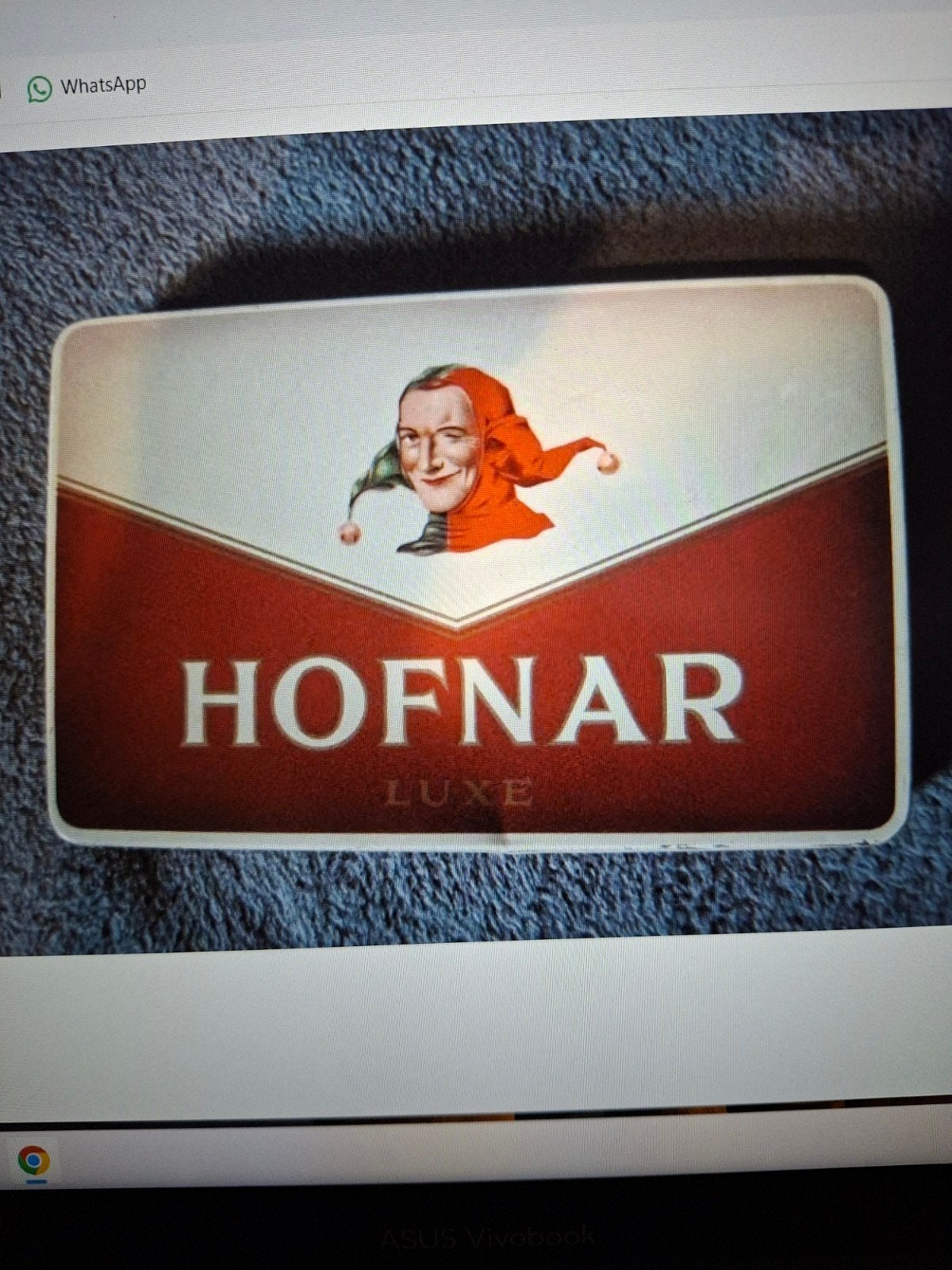 Sigarenblik. Hofnar. Vintage Gebruikt., Ophalen of Verzenden, Gebruikt, Overige, Overige merken