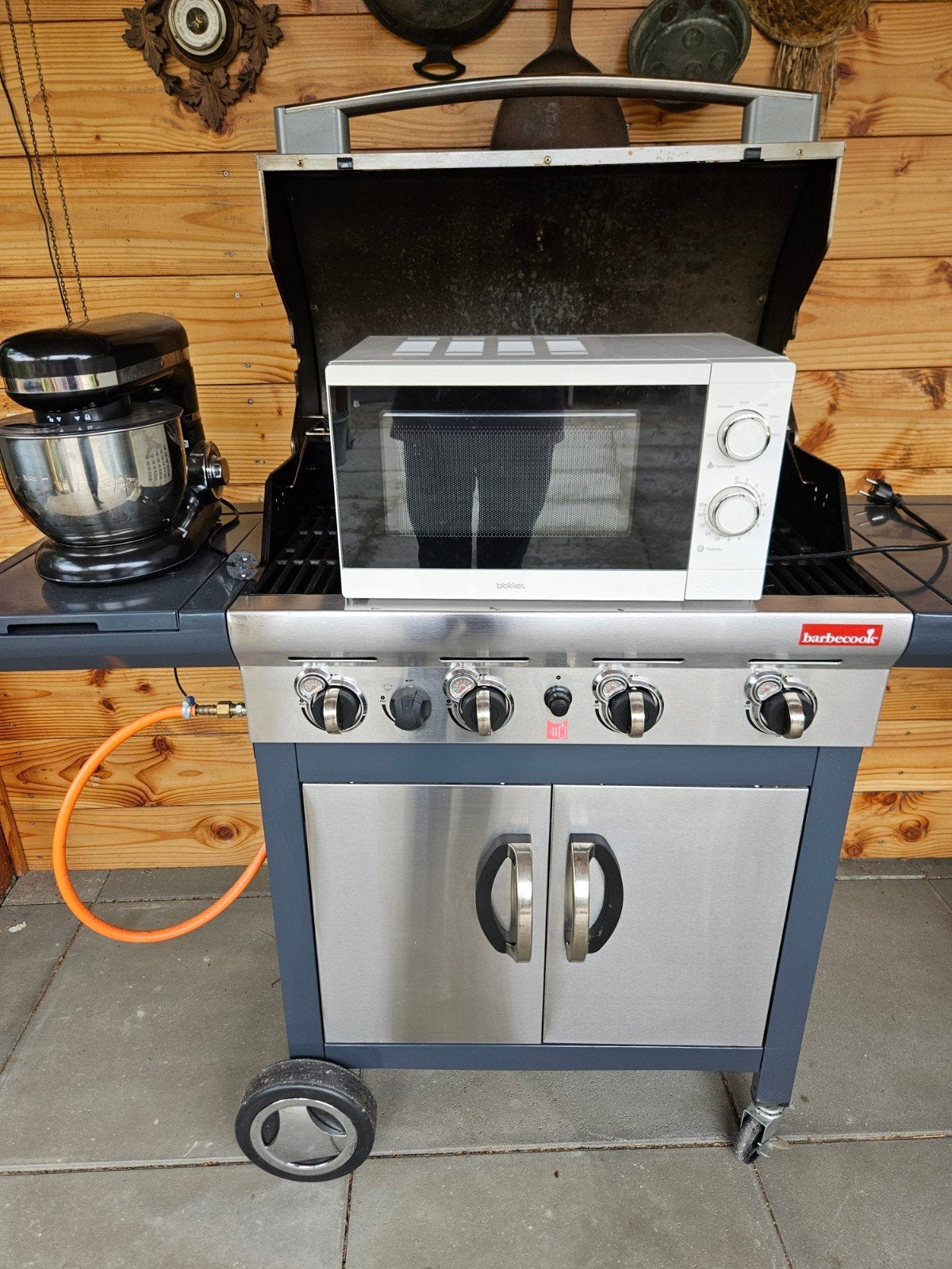 Barbecook gasbarbecue met 4 branders, Ophalen of Verzenden, Gebruikt, Barbecook