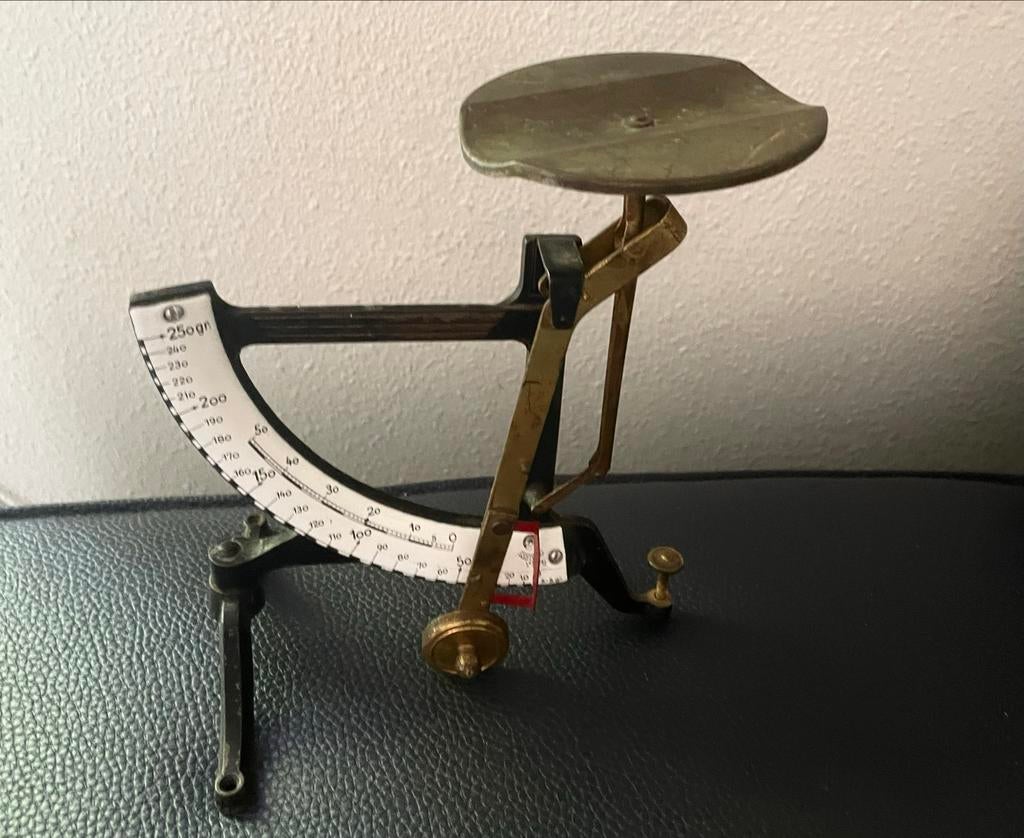 Vintage weegschaal brieven, Ophalen of Verzenden