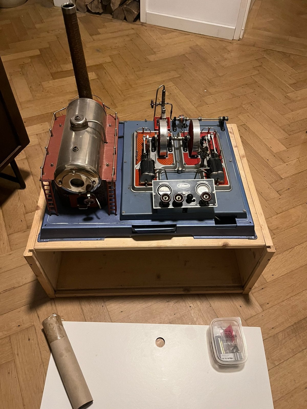 Wilesco D32 stoommachine, Ophalen, Zo goed als nieuw, Groter dan 1:32