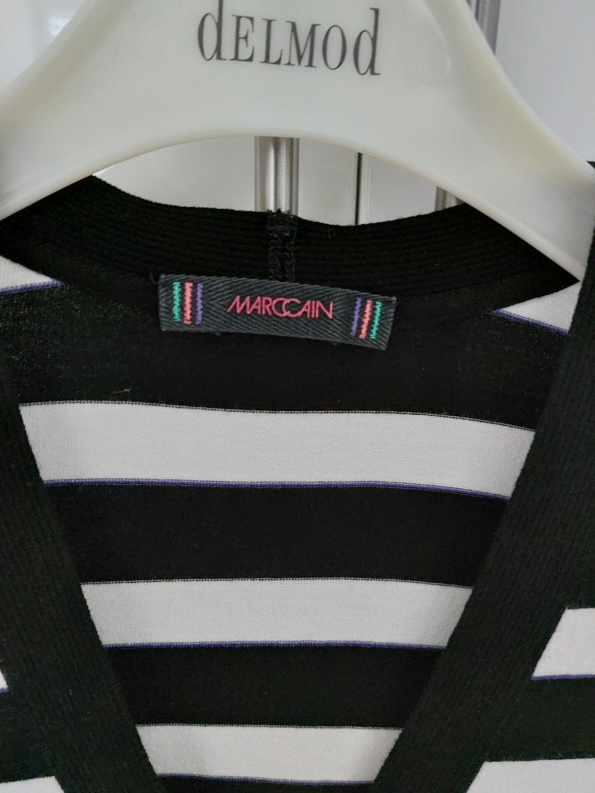 Marc Cain gestreepte vest/zwart-wit, Kleding | Dames, Maat 38/40 (M), Marc Cain, Zwart, Ophalen of Verzenden