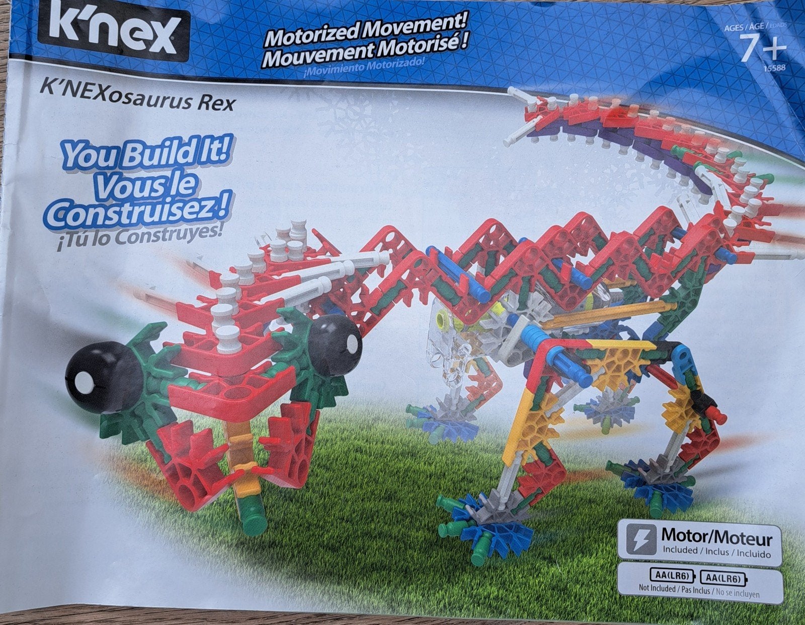 K'nex K'nexosaurus Rex compleet uit 2018, Ophalen of Verzenden, Zo goed als nieuw, K'nex