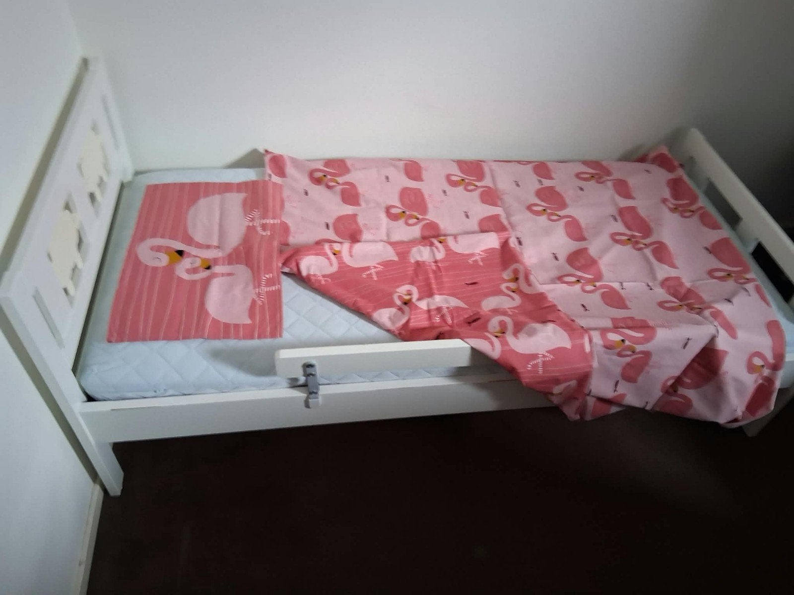 compleet peuterbed ikea, 70 tot 85 cm, Zo goed als nieuw, 160 tot 180 cm, Ophalen