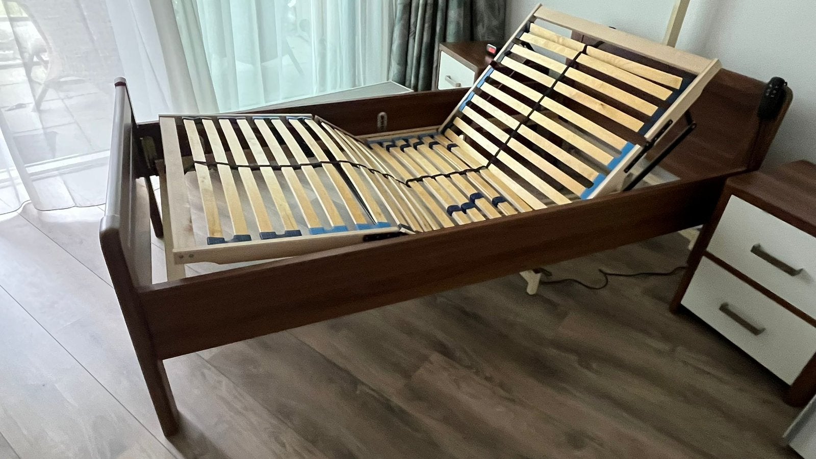 1m x 2m, Ophalen, Verstelbaar, 90 cm, Eenpersoons
