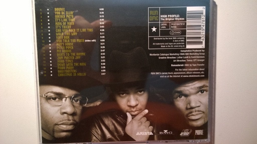 Run DMC - High Profile The Original Rhymes, Ophalen of Verzenden, Zo goed als nieuw, Album