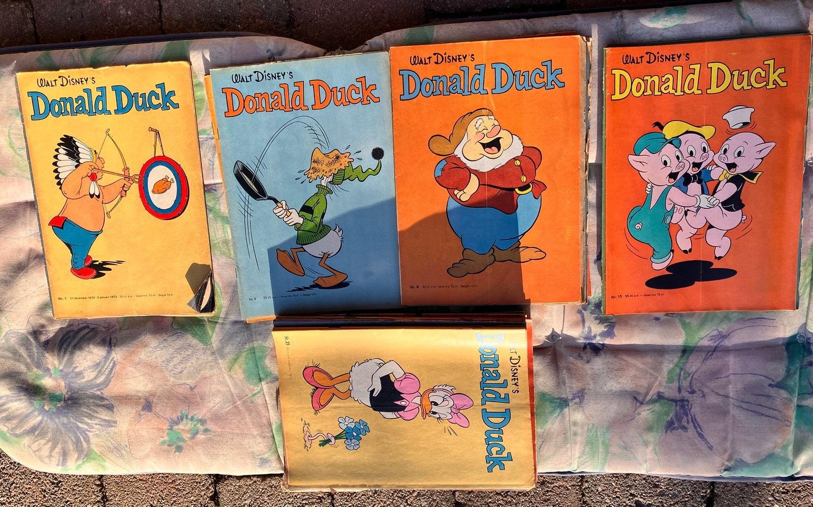 Donald Duck verzameling 1966 tot 1973, Meerdere comics, Ophalen of Verzenden, Gelezen, Europa