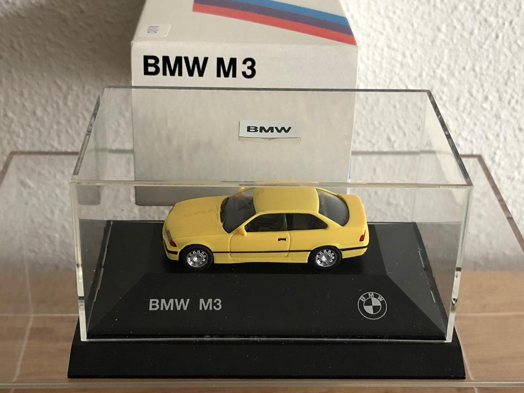 Mdl.022 Herpa BMW E36 M3 "Street" Yellow [Dealer-Edition], Ophalen of Verzenden, Nieuw, Auto, Herpa