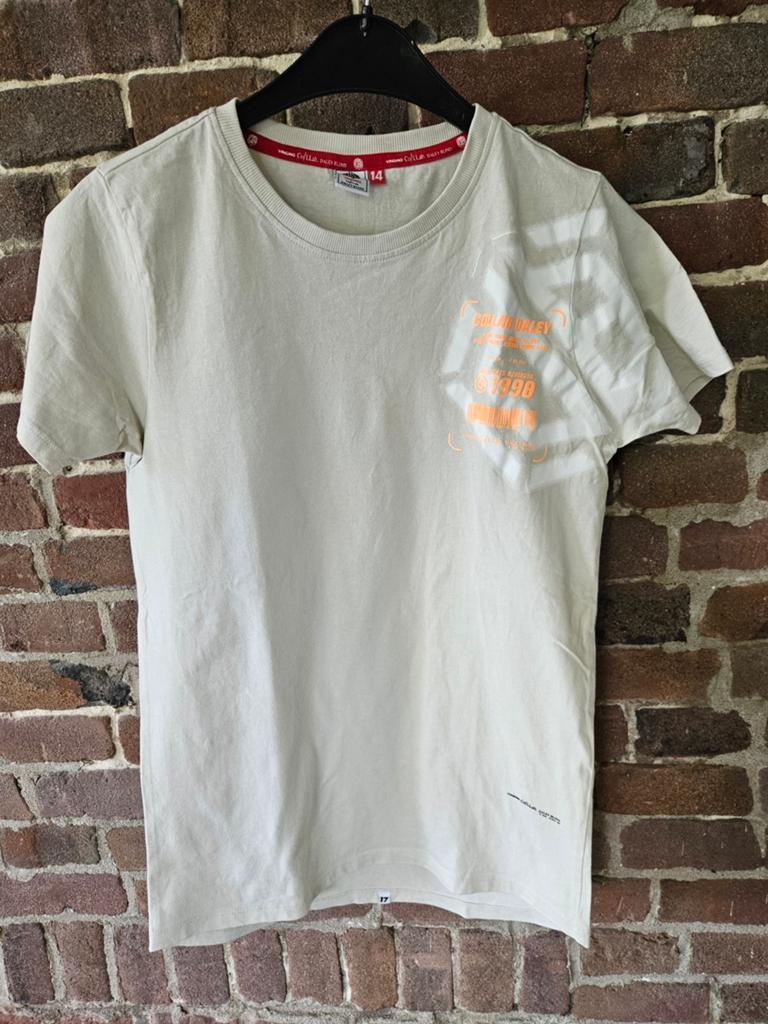 Vingino T-shirt 14 jaar creme - Zo goed als nieuw, Kinderen en Baby's, Kinderkleding | Maat 164, Ophalen of Verzenden, Zo goed als nieuw