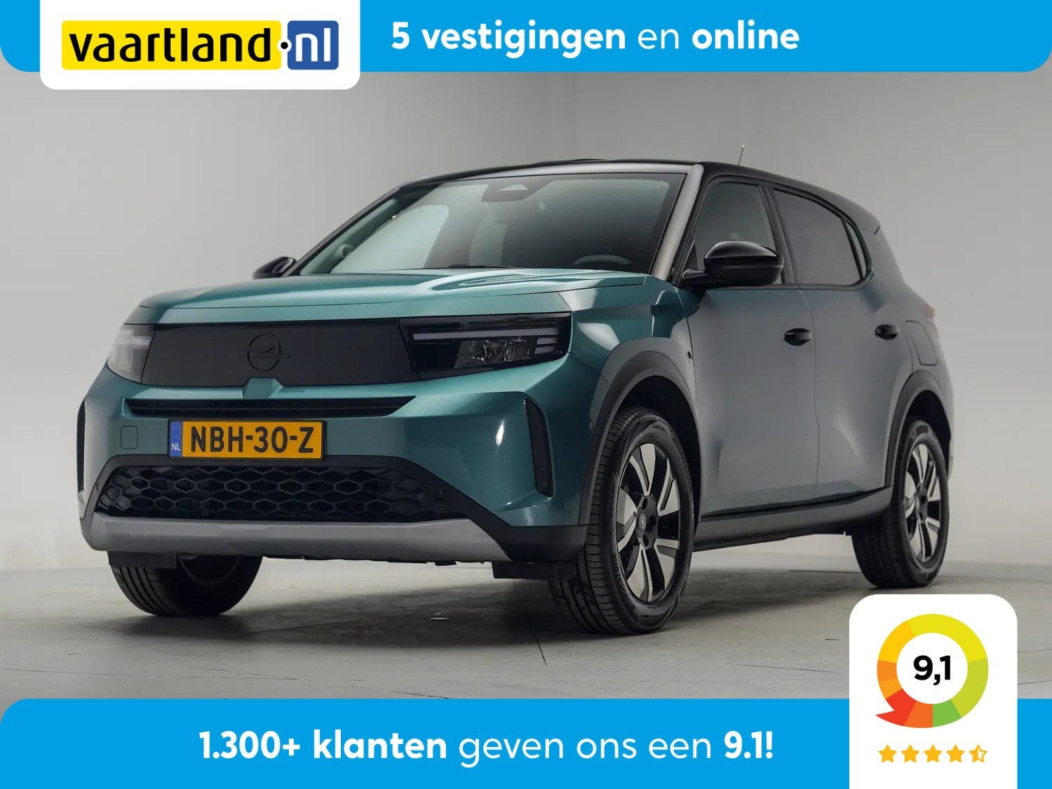 Opel Frontera GS Line 44 kWh [ Navi Camera Dodehoekdetectie, Automaat, 0 cilinders, Gebruikt, 44 kWh