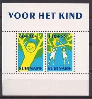 Suriname 754 postfris Kinderpostzegels 1992, Ophalen of Verzenden, Postfris
