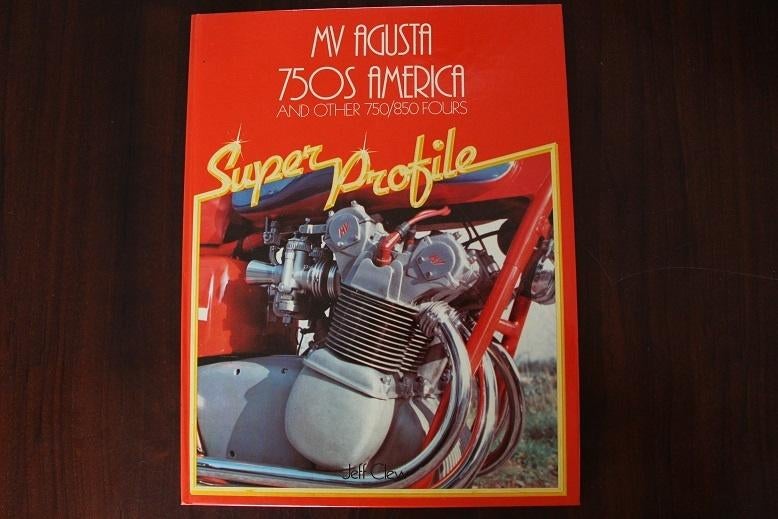 MV Agusta 750 850 fours moorcycle super profile by Jeff Clew, Ophalen of Verzenden, Zo goed als nieuw