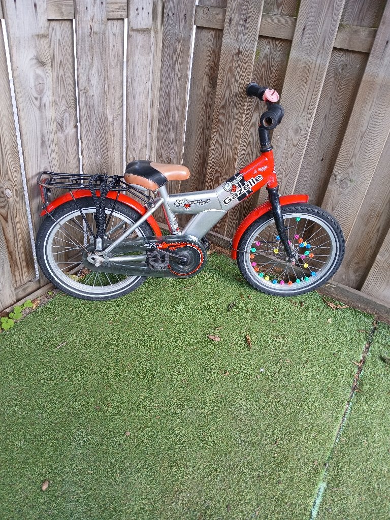 Gazelle jongens fiets 16 inch, Ophalen, Terugtraprem, Gebruikt, 16 inch