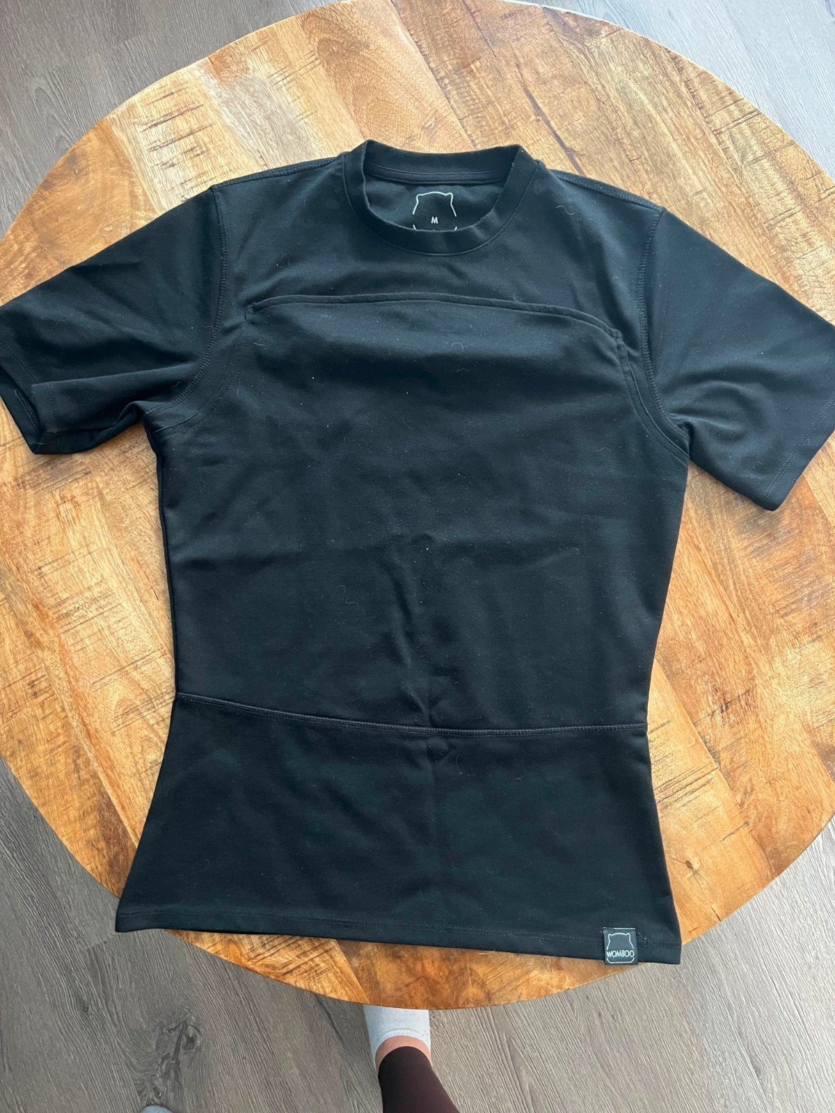 Womboo shirt voor mannen - Maat M, Maat 48/50 (M), Zwart, Ophalen of Verzenden, Gedragen