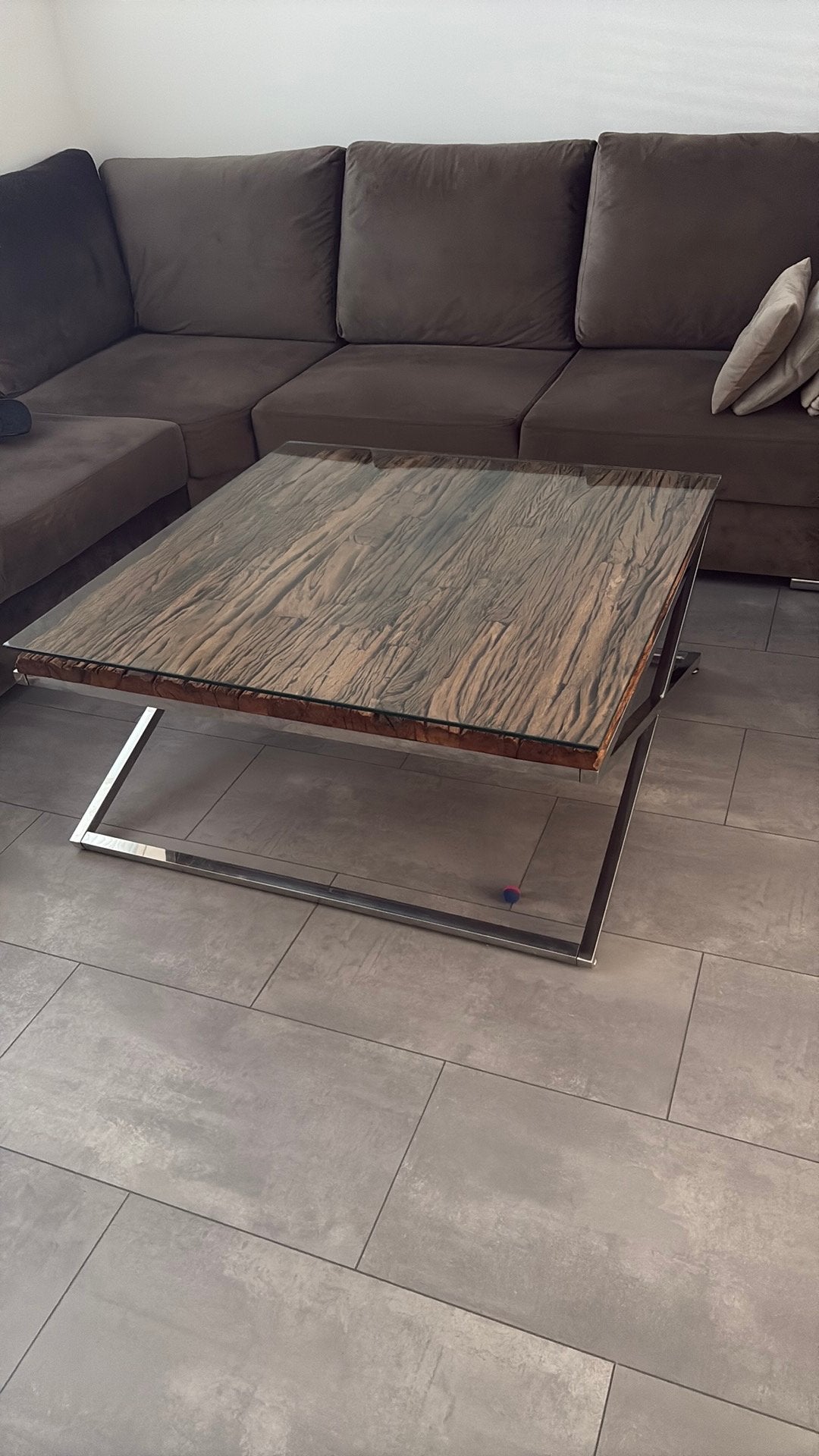 Te koop zgn eettafel en salontafel, Huis en Inrichting, Rechthoekig, 50 tot 100 cm, Ophalen of Verzenden, Glas