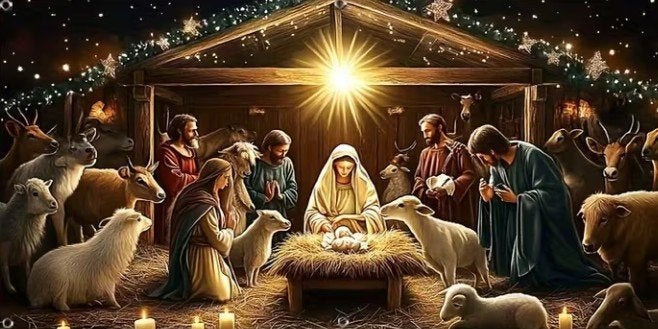 Grootse Wandversiering: Kerst vanaf 300x180 cm, Verzenden, Nieuw