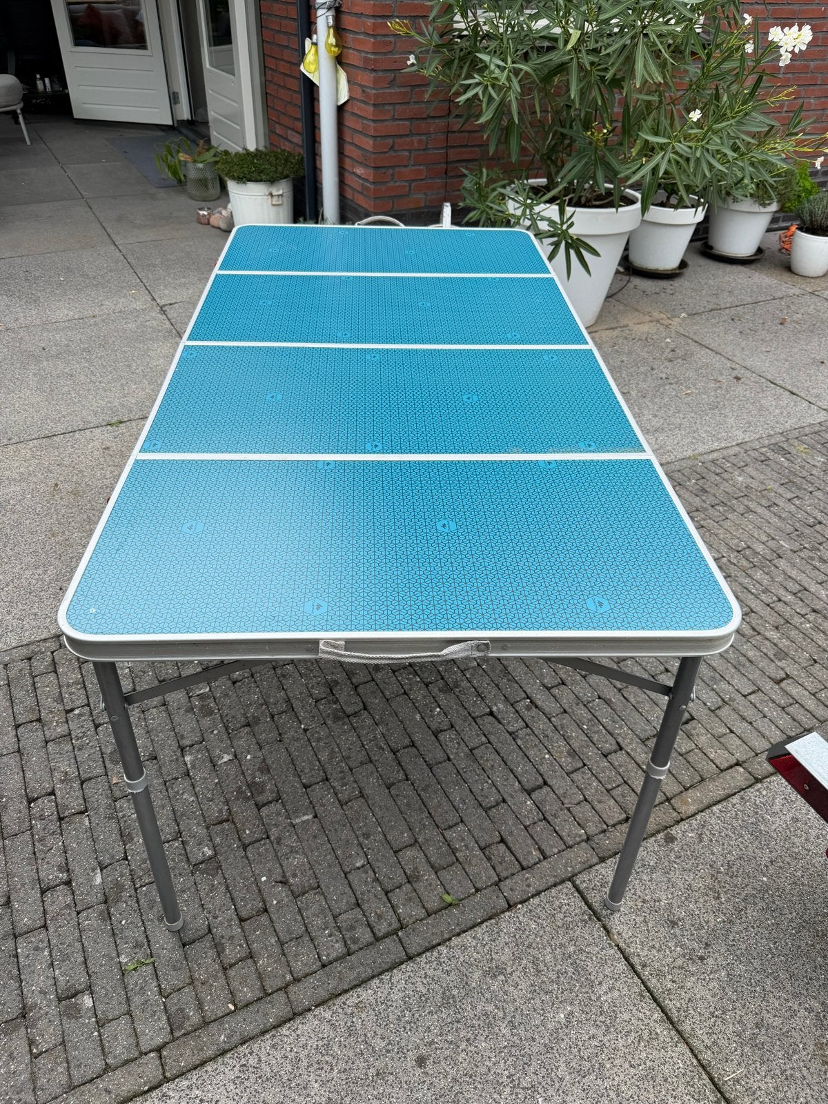 Decathlon Quechua Inklapbare Campingtafel 160x80x70 cm, Caravans en Kamperen, Ophalen, Gebruikt, Campingtafel
