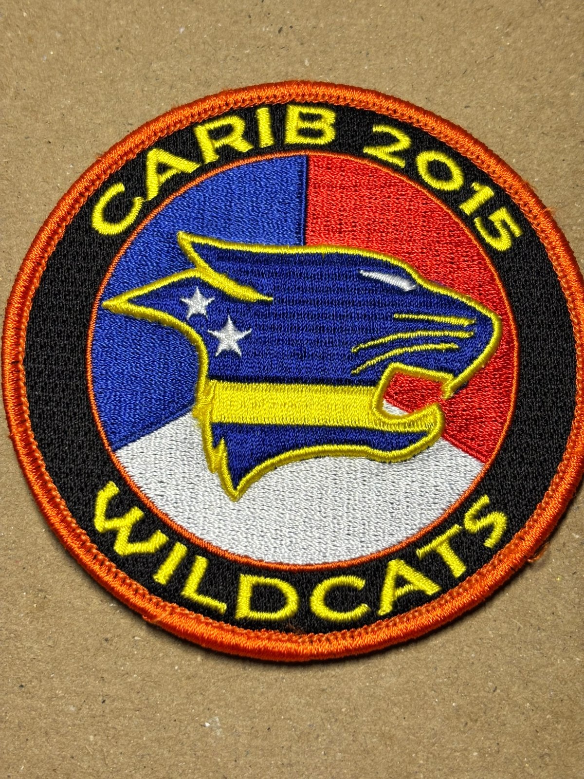 Embleem 300 SQN wildcats carib 2015, Verzenden, Luchtmacht, Nederland, Embleem of Badge